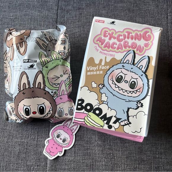 Pop Mart Labubu The Monsters Exciting Macaron Lychee Berry Vinyl Plush - Picture 2 of 7